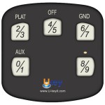 Extra Keypad for Ukey TS1100 - Part # TS1100-KPBL