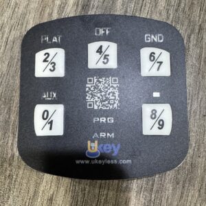Replacement Keypad for Ukey TS1100 – Part # TS1100-KPBK