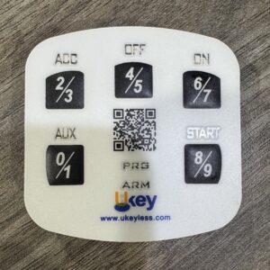 Replacement Keypad for Ukey TS1100 – Part # TS1100-KPWH